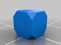 103. Cube Platonic Solid Goemetric Bonsai Vase - V6 - Erina (Inches)