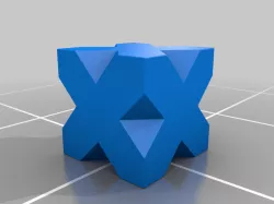 112. Cube Platonic Solid Geometric Planter Pot - V7 - Anzu (Inches)