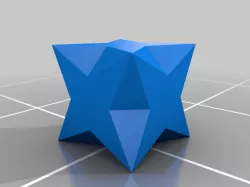 115. Cube Platonic Solid Geometric Planter Pot - V8 - Haruko (Inches)