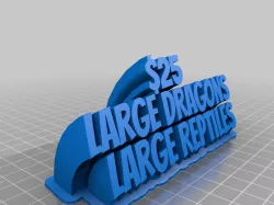 $25 dragons and reptiles