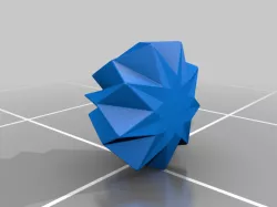 96. Facet Geometry Origami Planter Pot - V31 - Celina (Inches)