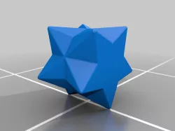 98. Pentagon Star Origami Geometric Planter Pot - V2 - Himiko (Inches)