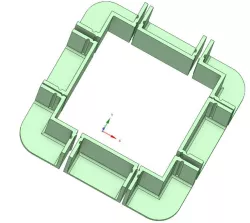 adjustable mold housing 