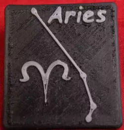 Aries Zodiac Sign pin