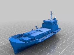 Cargo Ship and Tug Seperated