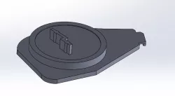 Cube REACTION E-bike charging plug cover (flexible TPU print)