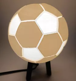 Hybrid Hanging/Desk Football Lamp