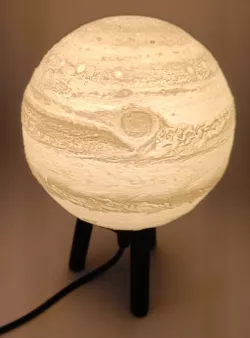 Hybrid Hanging/Desk Jupiter Lamp