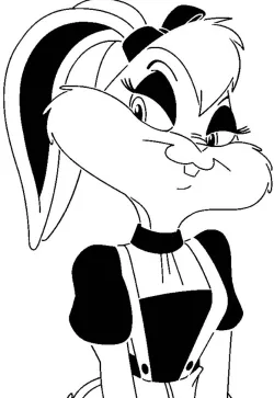 Lola Bunny stencil 5