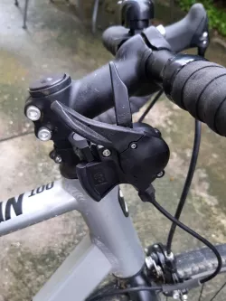mount MTB shifter on road bike (35mm stem mount)