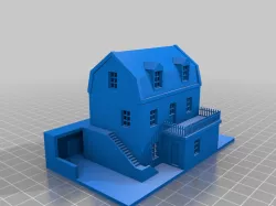 n scale dike house