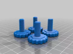 plastic hand screw for camper window lock