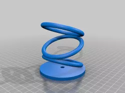 Rotating Rings Optical Illusion for Record Players