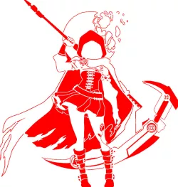 Ruby Rose stencil