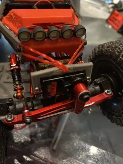 SCX24 Emax Servo limiting strap mount