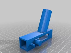 toy paper pistol/catapult print in place