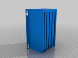Wall Mounted Battery Holder 2xAA 2xAAA 1x9V
