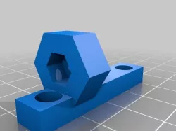 Adjustable Prusa i3 Z Axis Endstop Arm