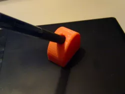 Bamboo wacom pen stylus holder