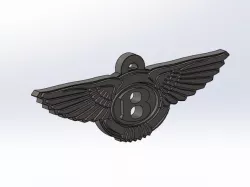 Bentley Logo Keychain