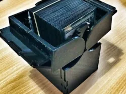 CCG Deck Box with Geared Pivoting Lid