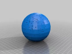 celestial sphere 500 brightest stars star projector (originally by sphynx dec2 2012)