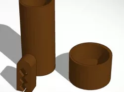 coffee canister and coffee bag clip