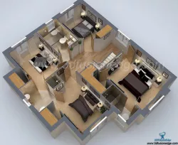 Design House 3D Floor Plan