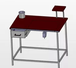 Ergonomic Adjustable Table | Using Linear Actuator Mechanism |