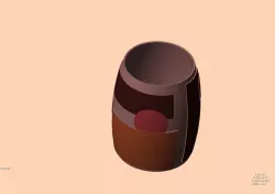 Glass cup Design for 3D Printing
