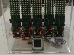 GSM controlled LED Array system