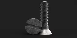 Inch Slotted Flat Countersunk Head Screws