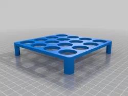 My Customized Parametric tray for small paint pots