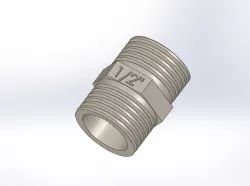 Nickel Nipple 1/2"