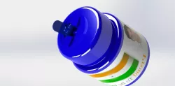 Parachute coconut oil bottle