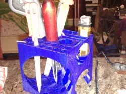 Pseudo 60s Scandinavian Design Tool Holder Cube