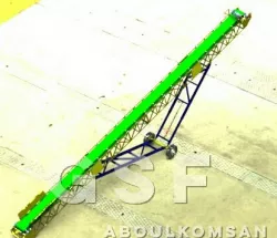 Radial stacking conveyor 25m
