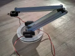 robot arm CNC'd and 3D printed