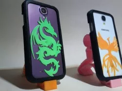 S4 Dragon and Phoenix case