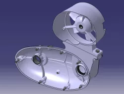 Scooter Cezeta - clutch cover