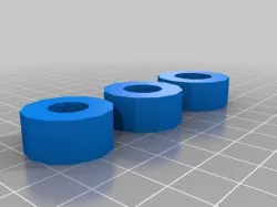 Simple Multi-sized Parametric Spacers/Washers