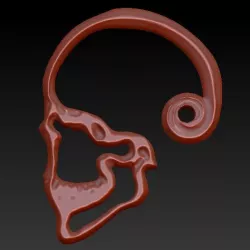 skull key ring