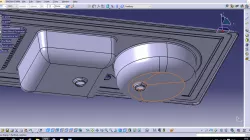 Sloping sink in catia V5R21