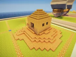 Small Minecraft Island house