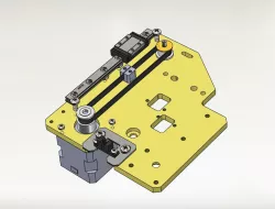 THK linear actuator with stepper motor