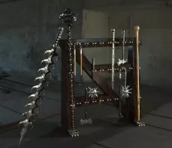 Weapons Rack with Weapons Full Package