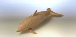 Wooden Dolphin
