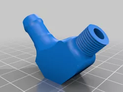 1/8 to 10mm barb 90 degree fitting