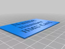 Custom HMU Card