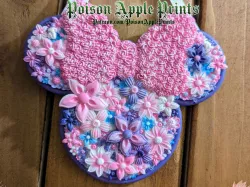 Disney Minnie Mouse Floral Sign
